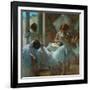 Dancers at Rest, 1884-1885-Edgar Degas-Framed Giclee Print