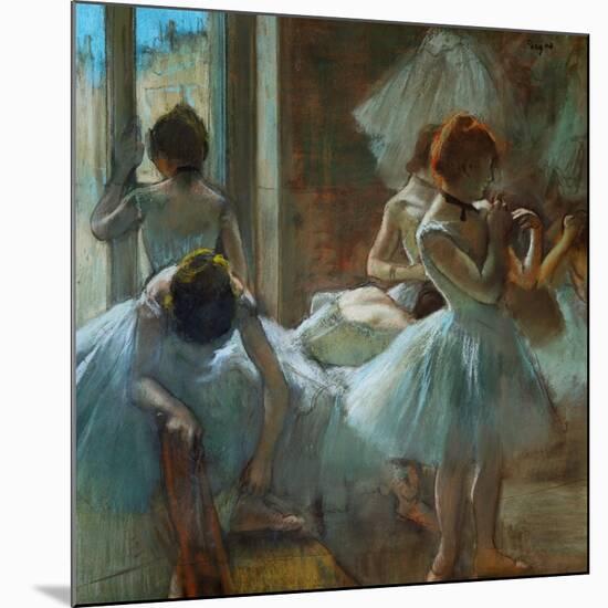 Dancers at Rest, 1884-1885-Edgar Degas-Mounted Giclee Print