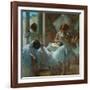 Dancers at Rest, 1884-1885-Edgar Degas-Framed Giclee Print