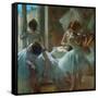 Dancers at Rest, 1884-1885-Edgar Degas-Framed Stretched Canvas