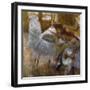 Dancers at Rest, C.1885-Edgar Degas-Framed Giclee Print