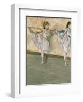 Dancers at the Bar, circa 1877-79-Edgar Degas-Framed Giclee Print