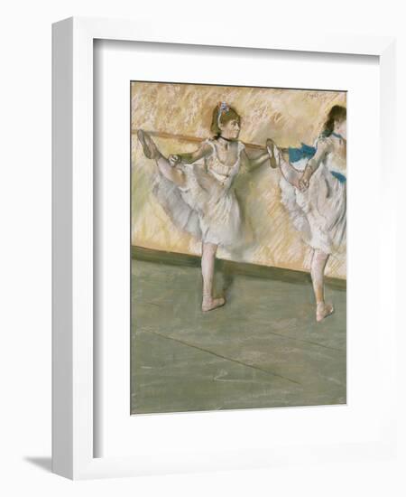 Dancers at the Bar, circa 1877-79-Edgar Degas-Framed Giclee Print