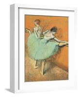 Dancers at the Barre, 1900-Edgar Degas-Framed Art Print