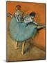 Dancers at the Barre, c.1880-1900-Edgar Degas-Mounted Premium Giclee Print