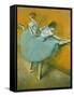 Dancers at the Barre-Edgar Degas-Framed Stretched Canvas