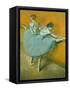 Dancers at the Barre-Edgar Degas-Framed Stretched Canvas