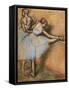 Dancers at the helm-Edgar Degas-Framed Stretched Canvas