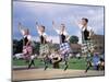 Dancers at the Highland Games, Edinburgh, Lothian, Scotland, United Kingdom-Adina Tovy-Mounted Photographic Print