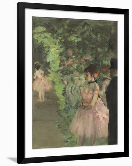 Dancers Backstage, 1876-1883-Edgar Degas-Framed Giclee Print