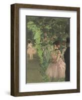 Dancers Backstage, 1876-1883-Edgar Degas-Framed Giclee Print