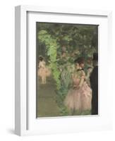 Dancers Backstage, 1876-1883-Edgar Degas-Framed Giclee Print