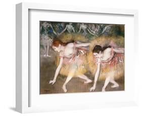 Dancers Bowing, 1885-Edgar Degas-Framed Giclee Print