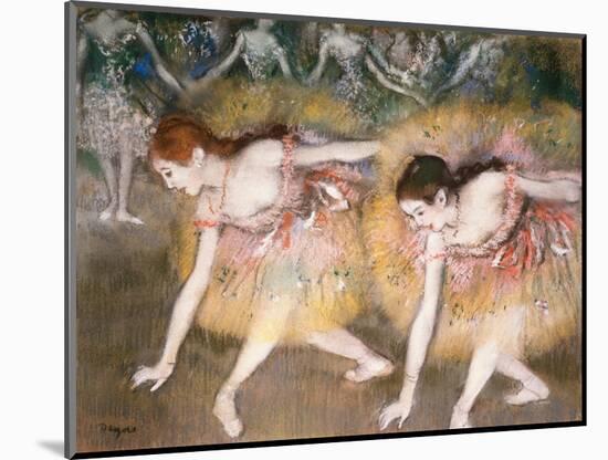 Dancers Bowing, 1885-Edgar Degas-Mounted Giclee Print