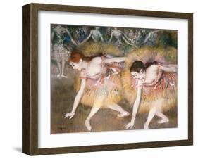 Dancers Bowing, 1885-Edgar Degas-Framed Giclee Print