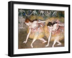 Dancers Bowing, 1885-Edgar Degas-Framed Giclee Print