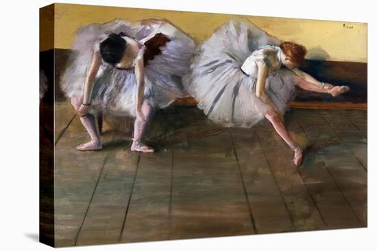 Dancers by Edgar Degas-Geoffrey Clements-Stretched Canvas