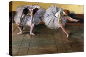 Dancers by Edgar Degas-Geoffrey Clements-Stretched Canvas