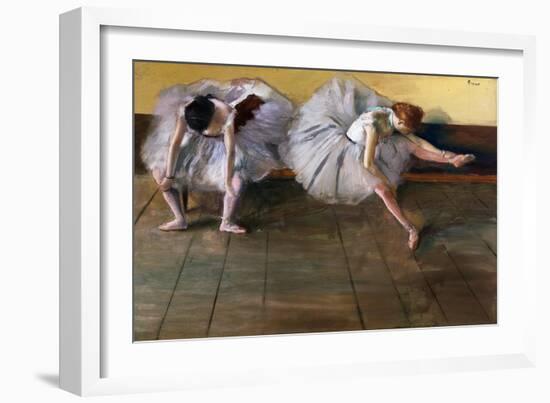 Dancers by Edgar Degas-Geoffrey Clements-Framed Giclee Print