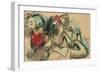 Dancers, circa 1896-8-Edgar Degas-Framed Premium Giclee Print