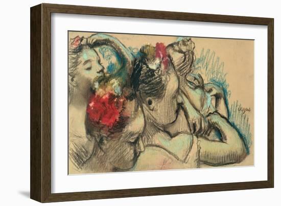 Dancers, circa 1896-8-Edgar Degas-Framed Giclee Print