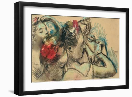 Dancers, circa 1896-8-Edgar Degas-Framed Giclee Print