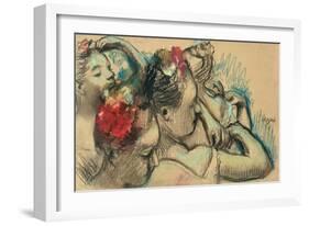 Dancers, circa 1896-8-Edgar Degas-Framed Giclee Print