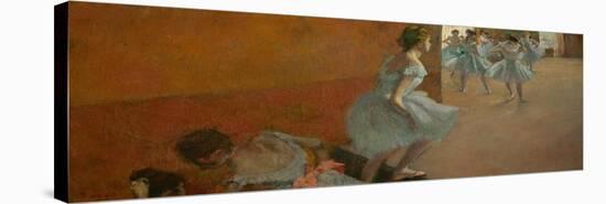 Dancers Climbing a Staircase, circa 1886-1888-Edgar Degas-Stretched Canvas