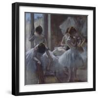 Dancers (Danseuse), 1884-1885-Edgar Degas-Framed Giclee Print