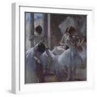 Dancers (Danseuse), 1884-1885-Edgar Degas-Framed Giclee Print