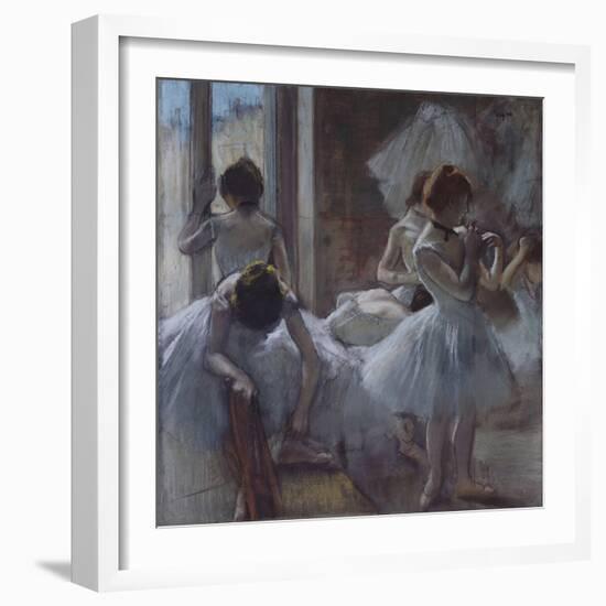 Dancers (Danseuse), 1884-1885-Edgar Degas-Framed Giclee Print