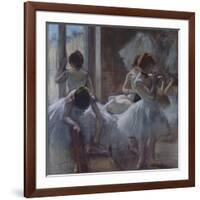 Dancers (Danseuse), 1884-1885-Edgar Degas-Framed Giclee Print