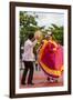 Dancers Entertain a Crowd, Central, Chiapa De Corzo, Chiapas, Mexico-Brent Bergherm-Framed Photographic Print