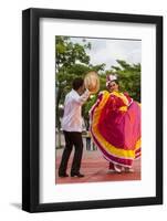 Dancers Entertain a Crowd, Central, Chiapa De Corzo, Chiapas, Mexico-Brent Bergherm-Framed Photographic Print