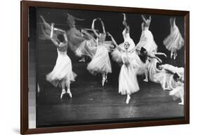 Dancers from the Corps de Ballet in the New York City Ballet Production of Seremade-Gjon Mili-Framed Photographic Print