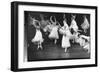 Dancers from the Corps de Ballet in the New York City Ballet Production of Seremade-Gjon Mili-Framed Photographic Print