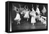 Dancers from the Corps de Ballet in the New York City Ballet Production of Seremade-Gjon Mili-Framed Stretched Canvas