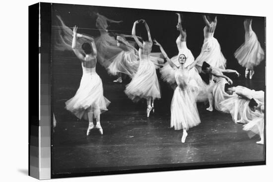 Dancers from the Corps de Ballet in the New York City Ballet Production of Seremade-Gjon Mili-Stretched Canvas