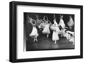 Dancers from the Corps de Ballet in the New York City Ballet Production of Seremade-Gjon Mili-Framed Photographic Print