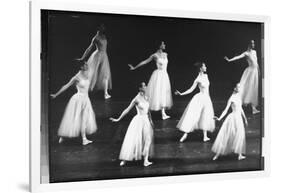 Dancers from the Corps de Ballet in the New York City Ballet Production of Seremade-Gjon Mili-Framed Photographic Print