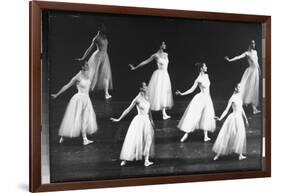 Dancers from the Corps de Ballet in the New York City Ballet Production of Seremade-Gjon Mili-Framed Photographic Print