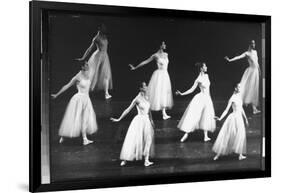 Dancers from the Corps de Ballet in the New York City Ballet Production of Seremade-Gjon Mili-Framed Photographic Print