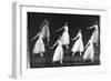 Dancers from the Corps de Ballet in the New York City Ballet Production of Seremade-Gjon Mili-Framed Photographic Print