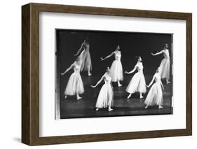 Dancers from the Corps de Ballet in the New York City Ballet Production of Seremade-Gjon Mili-Framed Photographic Print