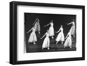 Dancers from the Corps de Ballet in the New York City Ballet Production of Seremade-Gjon Mili-Framed Photographic Print