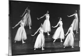 Dancers from the Corps de Ballet in the New York City Ballet Production of Seremade-Gjon Mili-Mounted Premium Photographic Print