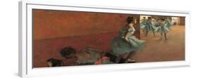 Dancers Going Up the Stairs-Edgar Degas-Framed Premium Giclee Print