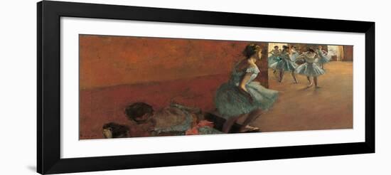 Dancers Going Up the Stairs-Edgar Degas-Framed Giclee Print