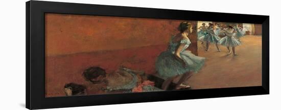 Dancers Going Up the Stairs-Edgar Degas-Framed Giclee Print