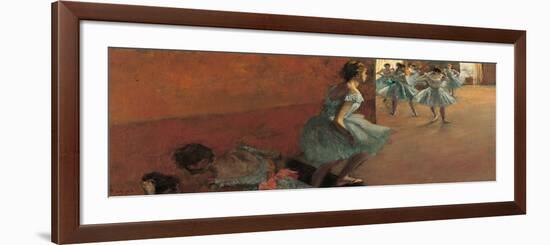 Dancers Going Up the Stairs-Edgar Degas-Framed Giclee Print